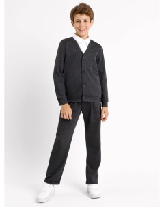 Школьные брюки для мальчиков в цвете черно серая Mark formelle