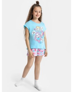 Пижама для девочек футболка шорты Mark formelle