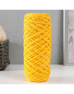 Шнур для вязания 35 хлопок 65 полипропилен 3 мм 85м 165 5 гр желтый Nobrand