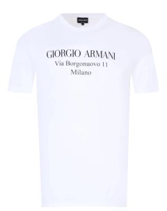 Футболка хлопковая Giorgio armani