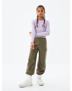 Трикотажные брюки карго для девочек Sela