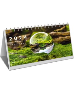 Календарь на 2024 настольный Green Канц-эксмо