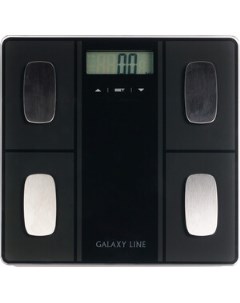 Весы напольные GL 4854 черный Galaxy line