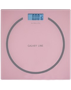 Весы напольные GL 4815 розовый Galaxy line