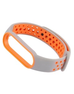 Ремешок Red Line Mi Band 5 6 Gray Orange Mi Band 5 6 Gray Orange Red line