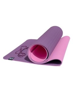 Коврик для йоги Original FitTools 6 мм двуслойный TPE Pink 6 мм двуслойный TPE Pink Original fittools