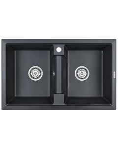 Кухонная мойка Tandem черный металлик PM238150 BLM Paulmark