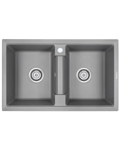 Кухонная мойка Tandem серый металлик PM238150 GRM Paulmark