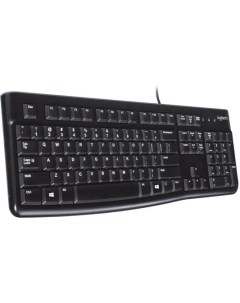 Клавиатура проводная K120 USB черный 920 002522 Logitech