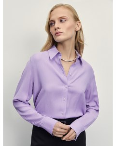 Блуза прямого кроя из фактурной ткани Zarina