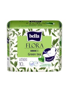Прокладки женские Green Tea 10 шт с экстрактом зеленого чая BE 012 RW10 098 Bella