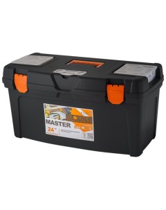 Ящик для инструментов 24 61х31 5х31 см пластик Master черный оранжевый BR6006ЧРОР Blocker