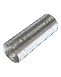 Воздуховод вентиляционый алюминий диаметр 100 мм гофрированный 1 5 м 10ВА1 5 Era