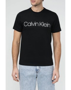 Футболка хлопковая с логотипом Calvin klein