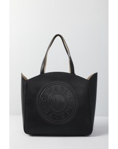 Кожаная сумка шоппер с логотипом бренда Circle Karl lagerfeld
