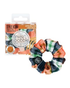 Sprunchie Channel the Flannel Резинка браслет для волос Invisibobble