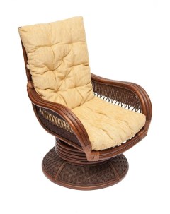 Кресло качалка Medium с подушкой Pecan Washed античн орех Tetchair