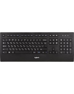 Клавиатура проводная Corded Keyboard K280e Black USB мембранная USB черный 920 005215 Logitech