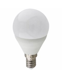 Лампа светодиодная E14 шар G45 10Вт 4000K белый K4QV10ELC Ecola