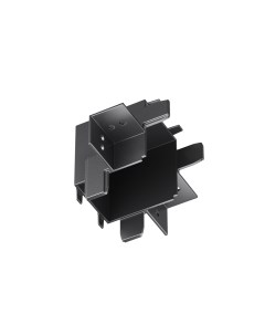 Коннектор для магнитного шинопровода L образный Radity черный TRA084CT 12B Technical