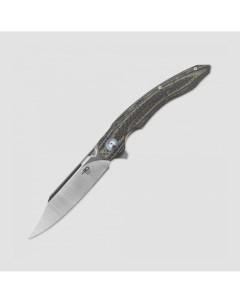 Нож складной Fanga длина клинка 10 8 см зеленый Bestech knives