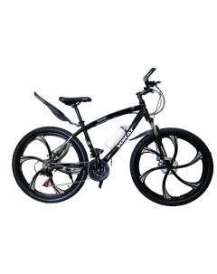 Велосипед на литых дисках диаметр колеса 26 рама 15 2022г ростовка 145 170 черный Vokat