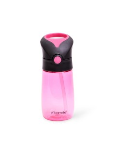 Бутылка для воды детская 350 мл KM 2300 пластиковая Розовый Kamille