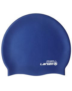 Шапочка плавательная SC15 синий металлик Larsen