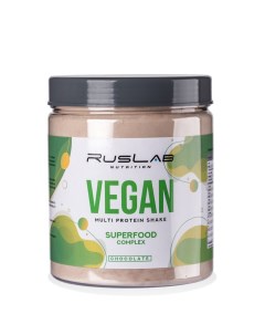 Multi VEGAN Protein Shake веганский протеин 704гр вкус шоколад Ruslabnutrition