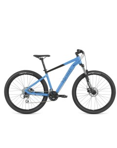 Велосипед горный 29 1414 рама L синий черно матовый Format