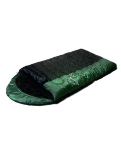 Спальный мешок Traveller черный зеленый левый Indiana