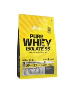 Сывороточный протеин Изолят Pure Whey isolate 95 600г Клубника Олимп