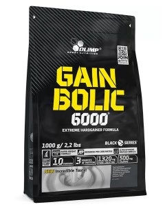 Гейнер Gain Bolic 6000 1кг банан Олимп