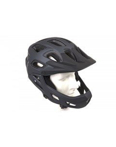 Велосипедный шлем BMX Enduro CREEK FULLFACE HST 57 60см матовый черный Author
