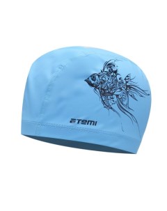 Шапочка для плавания тканевая с ПУ покрытием принт PU 302 Atemi