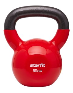 Гиря виниловая Db 401 16 кг красный Starfit