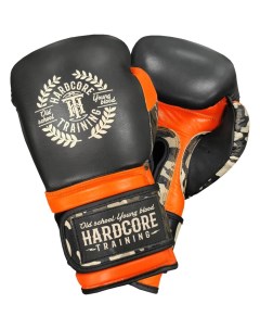 Боксерские перчатки Orange And Camo 10 oz Hardcore training