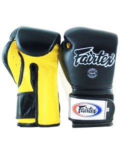 Боксерские перчатки BGV9 Black Yellow 18 oz Fairtex