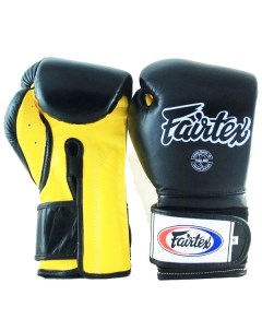 Боксерские перчатки BGV9 Black Yellow 16 oz Fairtex