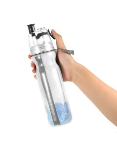 Велосипедная бутылка для воды с пульверизатором 750 мл Цвет Черный Nobrand