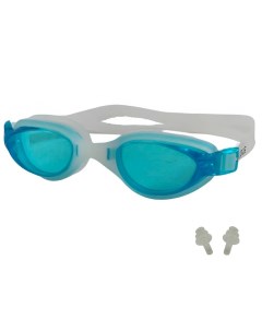 Очки для плавания Elous бело голубые УТ 00002156 Кнр