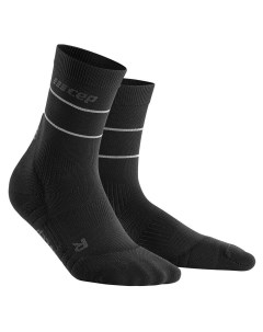 Женские спортивные компрессионные носки Reflective Mid Cut Socks Черный IV Cep