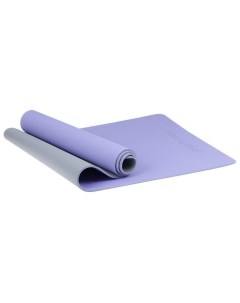 ONLYTOP Коврик для фитнеса и йоги Onlytop 183 х 61 х 0 6 см цвет серо фиолетовый Onlitop