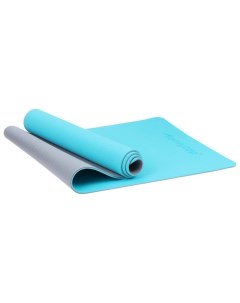 ONLYTOP Коврик для фитнеса и йоги Onlytop 183 х 61 х 0 6 см цвет серо голубой Onlitop