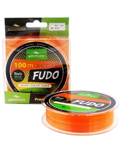 Леска Fudo L 100 м d 0 5 мм test 18 46 кг оранжево желтая 100 Namazu
