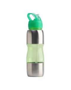Бутылка для воды Альби велосипедная 650 мл 25 х 6 см зелёный Nobrand