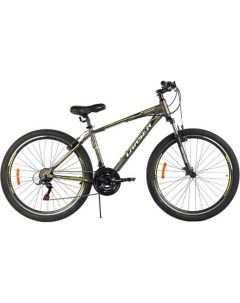 Larsen Велосипед Avantgarde 27 5 21ск графитовый салатовый 4690222174373 Nobrand