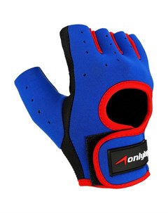 Перчатки спортивные размер XL цвет синий красный Onlitop