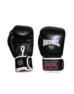 Перчатки боксерские кожа черный 20 oz Reyvel