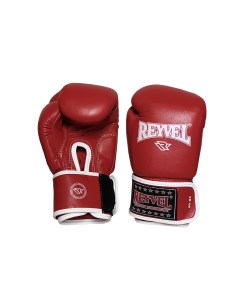 Перчатки боксерские кожа красный 18 oz Reyvel